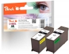 Peach Doppelpack 2 Tintenpatronen schwarz  kompatibel zu  Lexmark No. 100XLBK*2, 14N1068E, 14N1092