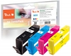 Peach Spar Pack Tintenpatronen kompatibel zu  HP No. 655, CZ109AE, CZ110AE, CZ111AE, CZ112AE