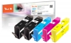 Peach Spar Pack Plus Tintenpatronen kompatibel zu  HP No. 655, CZ109AE*2, CZ110AE, CZ111AE, CZ112AE