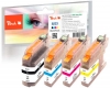 Peach Spar Pack Tintenpatronen kompatibel zu  Brother LC-223VALBP