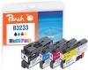Peach Spar Pack Tintenpatronen kompatibel zu  Brother LC-3233VALP